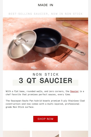 Introducing: Non Stick Saucier