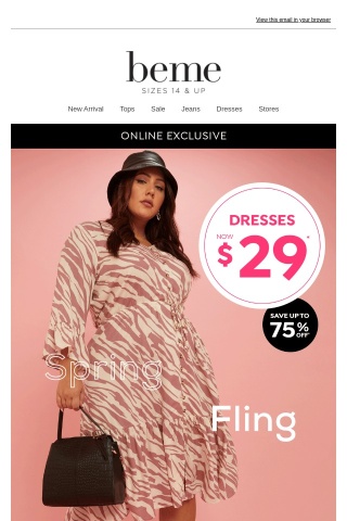 It’s a Spring Fling! $29 Dresses