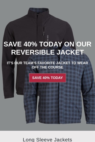 Save 40% - Save Big on Our Team's Favorite Jacket to Wear Off The Course