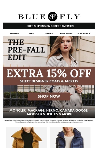 E-X-T-R-A 15% Off Fall Preview 🍂