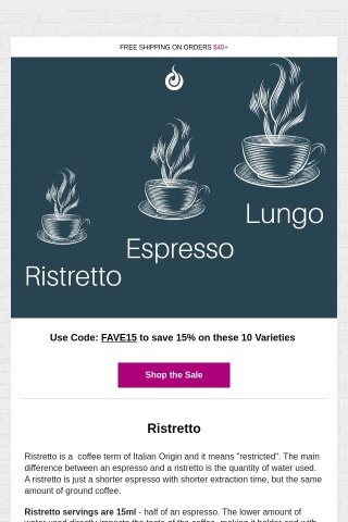 Ristretto vs Espresso vs Lungo ☕