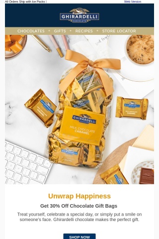 Unwrap Happiness with 30% Off