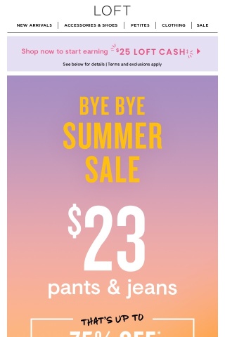 $13 tops! $25 dresses! $16 shorts! AND MORE!