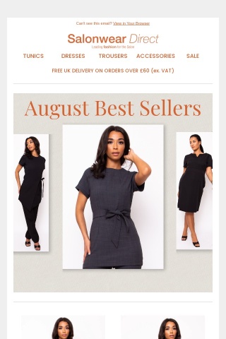 August's Must-Have Items from Salonwear Direct