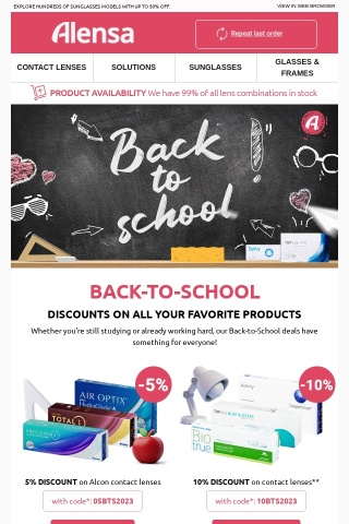 Get a discount on your favorite products.
