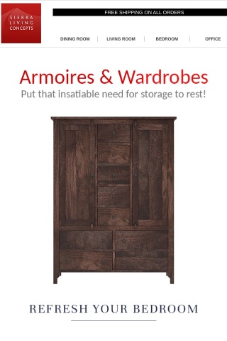 Labor Day Sale + Armoire Bestseller = Your Stylish Equation!