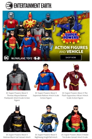 New DC Super Powers Action Figures! Check 'Em Out