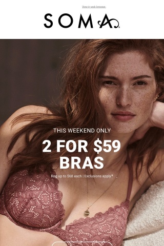 Starts Today! The Bra Event of the Season
