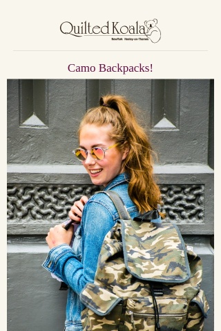 ⏰ ⏰ ⏰  CAMO BACKPACKS - Just $47.60 - Don't miss them!