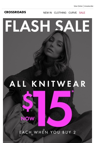 BREAKING NEWS: ALL Rockmans Knitwear $15*
