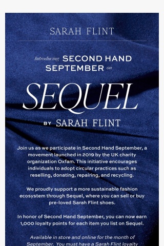 Introducing: Second Hand September