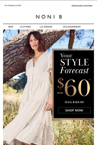 VIP Preview: Linen DRESS NOW $60* | WAS $169.99