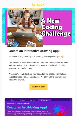 🎨New Coding Challenge!