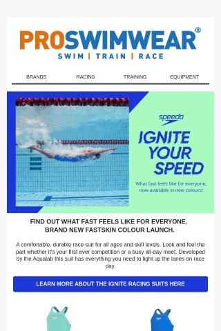 NEW Speedo Ignite Colourways! | Ignite Your Speed! 🟢🔵