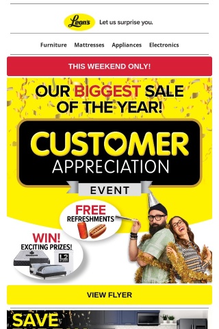 Don't Miss Out 🎇 On Our Customer Appreciation Event!