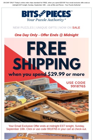 It All Ships For FREE | Spend $29.99 Now