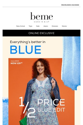 1/2 Price the Brilliant BLUE Edit 💙