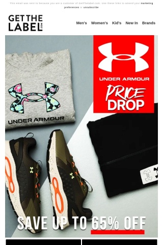 Hey, Under Armour.....Prices Dropped!