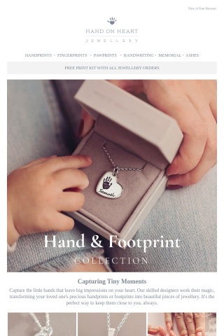 Our Handprint & Footprint Collection ❤️