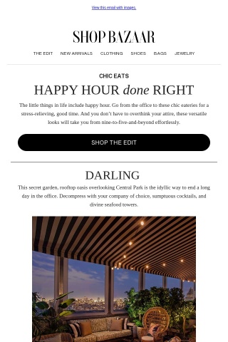 Chic Eats: 3 Mood-Enhancing Locations For Happy Hour & What To Wear