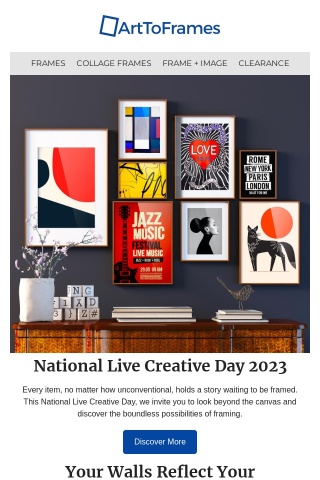 Elevate Your Walls for National Live Creative Day 🎨✨
