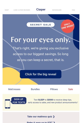 You’ve unlocked our Secret Sale!