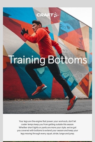The Bottom Line: New Training Shorts, Tights and Pants Just Dropped!