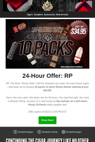 24-Hour Deal Live Now