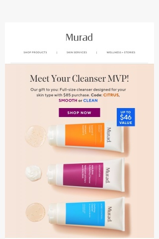FREE CLEANSERS! Cause dirt has no place 🙅 on your face