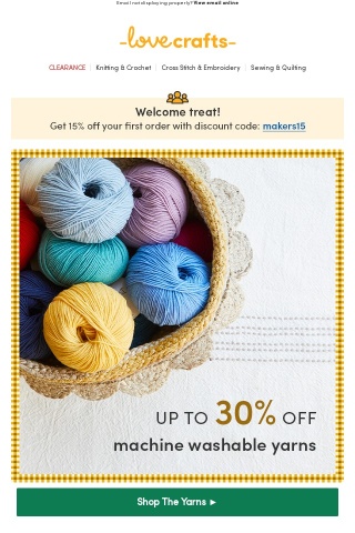 Yippee! Deals on machine washable yarns have landed 🎉