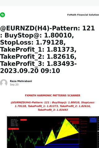 [New post] @EURNZD(H4)-Pattern: 121 : BuyStop@: 1.80010, StopLoss: 1.79128, TakeProfit_1: 1.81373, TakeProfit_2: 1.82616, TakeProfit_3: 1.83493-2023.09.20 09:10