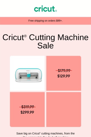 Up to $100 Off Cricut® Cutting Machines 😮
