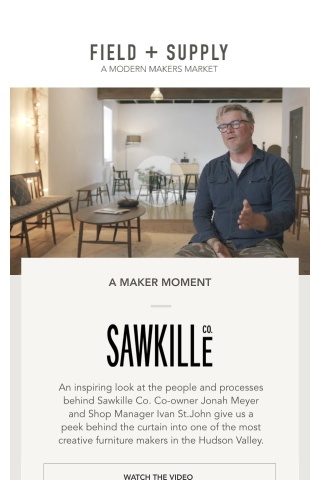 A Maker Moment Video - Sawkille Co.