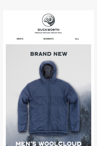 brand new: Men's WoolCloud Jacket
