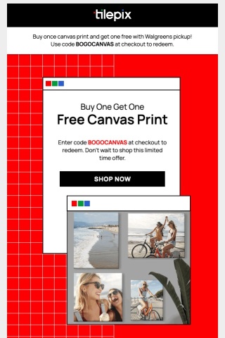 Don't Forget to Pick Up Your Free Canvas Print This Fall!