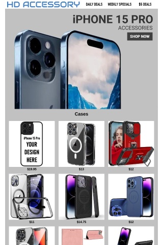 iPhone 15 Pro Cases and Accessories