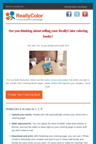 Sell Your ReallyColoring Books!