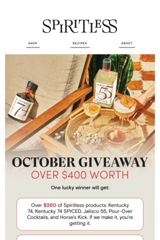WIN: over $400 worth of products