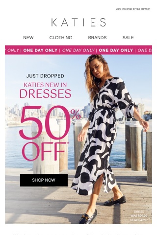 OMG! 50% OFF* New In Dresses