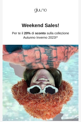 WEEKEND SALES! 20% OFF GIUUNO.COM