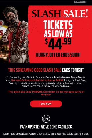 FINAL HOURS: Howl-O-Scream Tickets as Low as $44.99