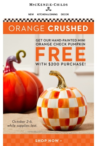 New! Our *free* gift to you 🎃