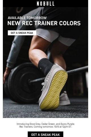 NEW colors of the Rec Trainer.