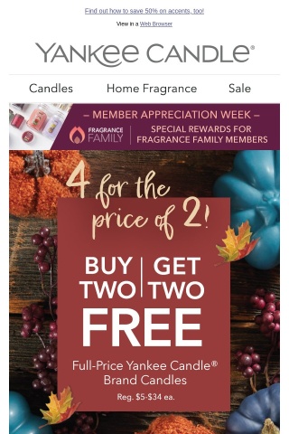 2. Free. Candles. (Did that catch your attention?)