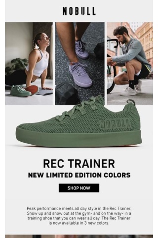 JUST IN: Rec Trainer in 3 new colors.