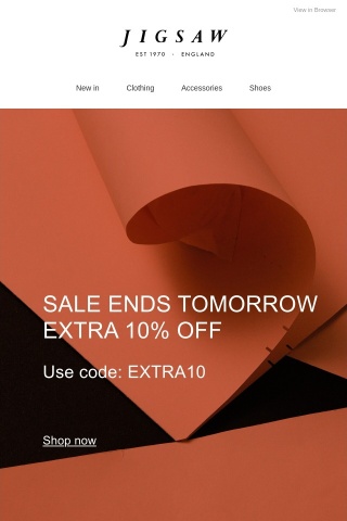 Sale Ends Tomorrow | Up to 50% off
