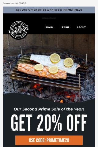 Don't miss 20% off GrillGrate 🔥