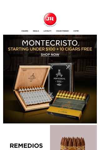 Get Lucky on Friday 13th with Montecristo! 🍀