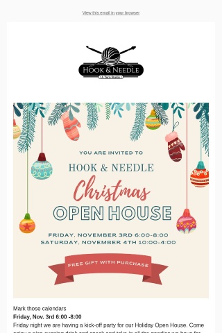 Holiday Open House🎄🎁