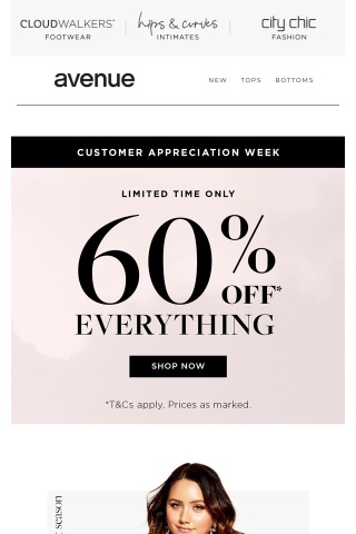 RSVP: Yes! Event Season is Here With 60% Off* Everything